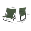YEZHULIN carbon steel folding chair customization, Oxford fabric folding chair customization, backrest scissor chair OEM/ODM customization details Picture